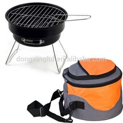 Cooler Bag With Small BBQ Grill